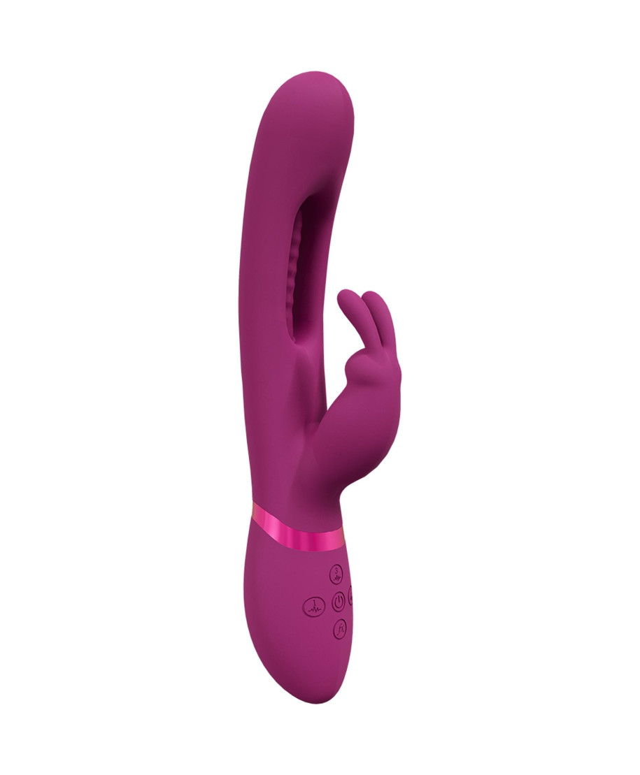 Mika - Triple Rabbit with G-Spot Flapping - Pink