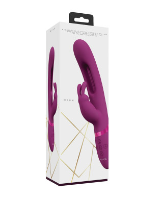 Mika - Triple Rabbit with G-Spot Flapping - Pink