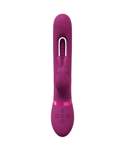 Mika - Triple Rabbit with G-Spot Flapping - Pink