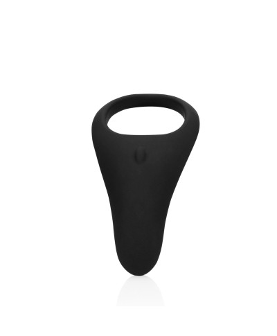 Pointed Vibrating Cock Ring - Licorice Black