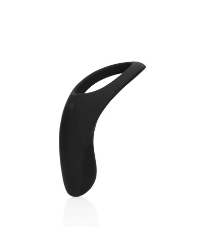 Pointed Vibrating Cock Ring - Licorice Black