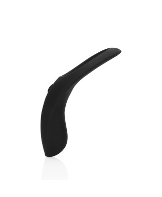 Pointed Vibrating Cock Ring - Licorice Black