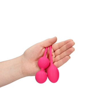 2 Piece Thumping Kegel Ball Set - Wild Strawberry