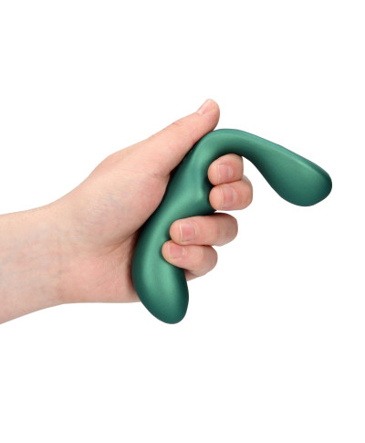 Pointed Vibrating Prostate Massager with Remote Control - Metallic Green