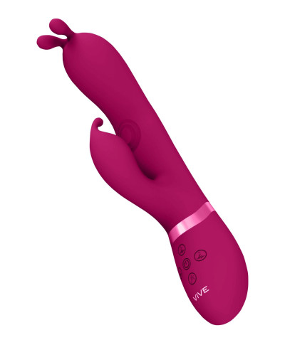 Gada - Vibrating Bunny Ear G-Spot Rabbit with Pulse Wave Shaft