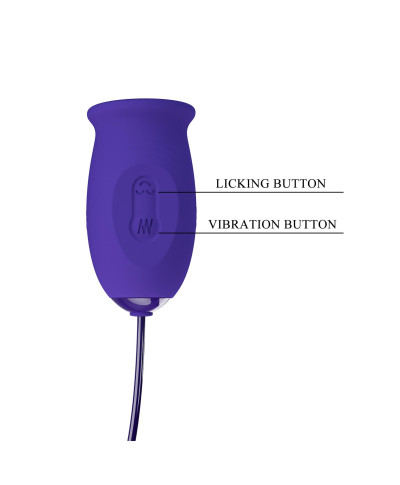 PRETTY LOVE - Daisy - Youth 12 vibration functions 3 licking settings Memory function