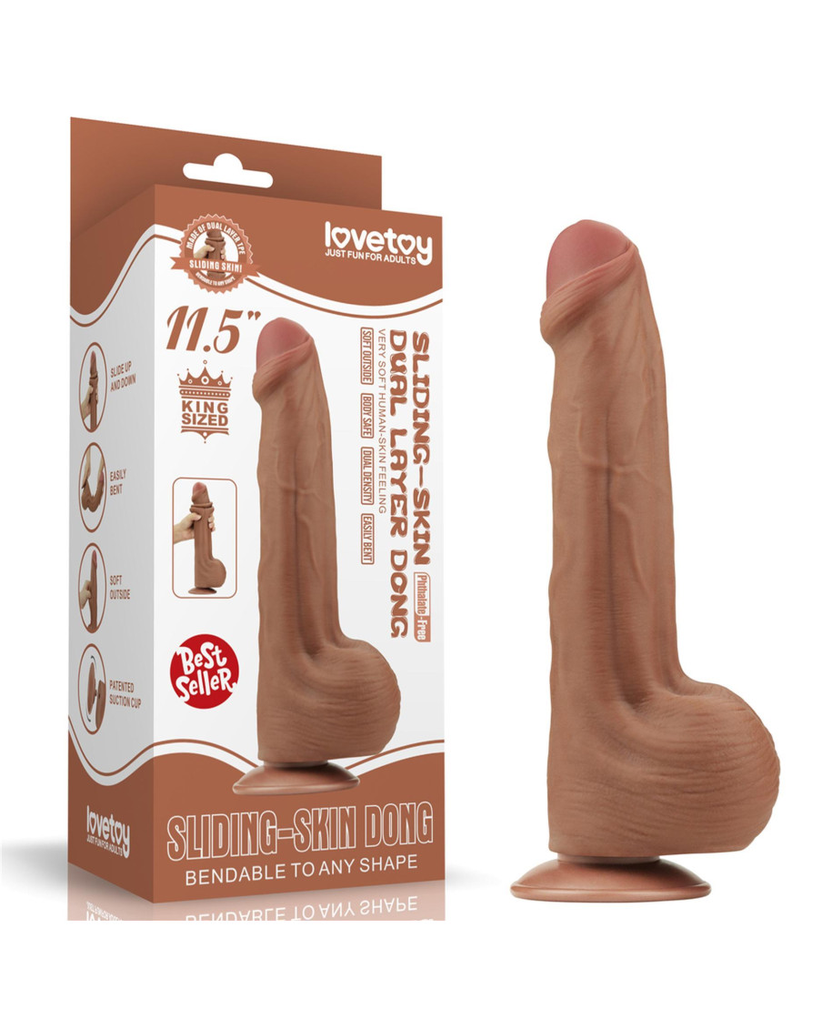 115 King Sized Sliding Skin Dual Layer Dong Brown