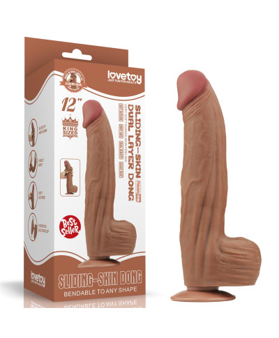 12 King Sized Sliding Skin Dual Layer Dong Brown