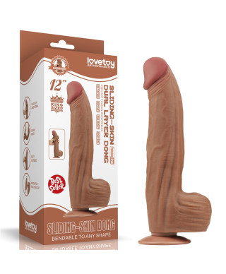 12 King Sized Sliding Skin Dual Layer Dong Brown