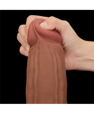 12 King Sized Sliding Skin Dual Layer Dong Brown