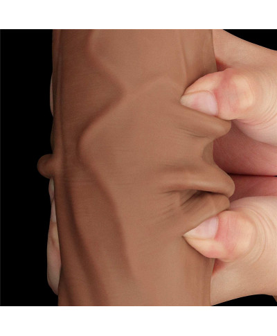 12 King Sized Sliding Skin Dual Layer Dong Brown