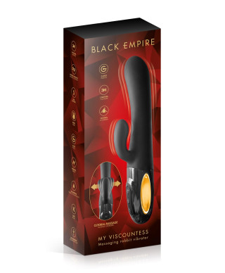 RABBIT MY VISCOUNTESS BLACK EMPIRE VIBRATOR