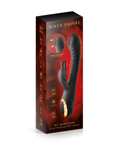 RABBIT MY MAHARANI BLACK EMPIRE VIBRATOR