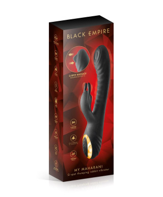 RABBIT MY MAHARANI BLACK EMPIRE VIBRATOR