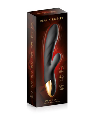 RABBIT HEAT MY QUEEN 2 BLACK EMP VIBRATOR