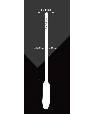 Silikonowa sonda do cewki dilator wibracje 27cm