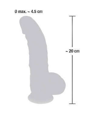 Penis na przyssawce śliczny realistyczny dildo 20c