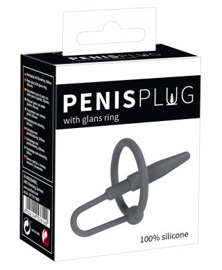 Penis Plug with Glans Ring