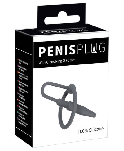 Penis Plug with Glans Ring