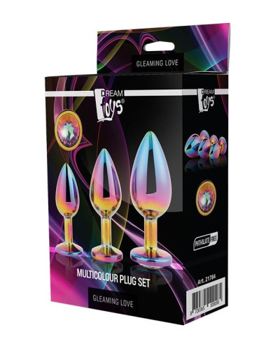 GLEAMING LOVE MULTICOLOUR PLUG SET