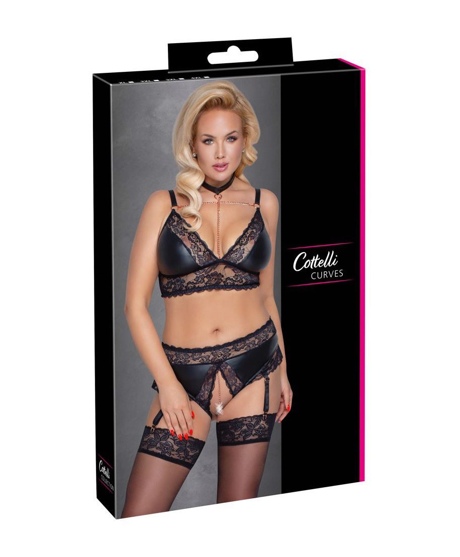 Bra and Suspender Briefs XL
