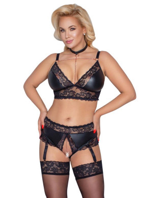 Bra and Suspender Briefs XL