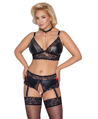 Bra and Suspender Briefs XL