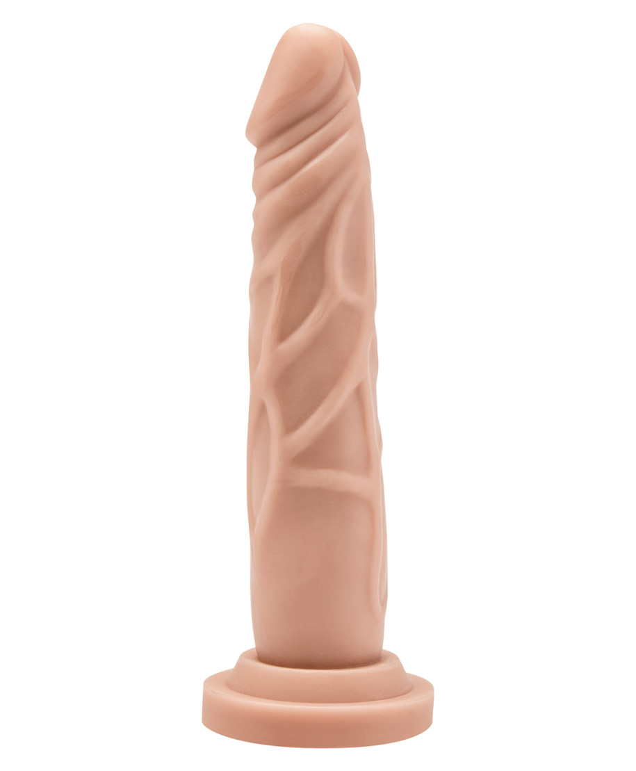 Naturalne dildo żyły mocna przyssawka penis 18cm