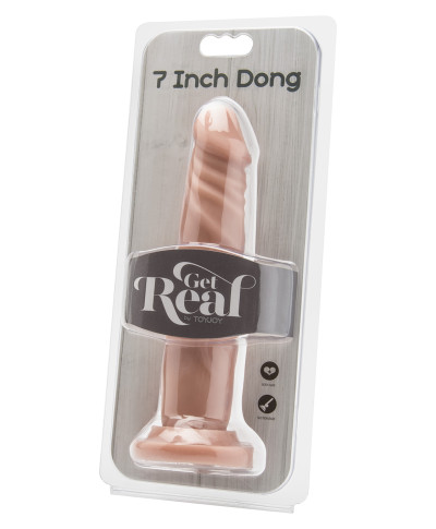 Naturalne dildo żyły mocna przyssawka penis 18cm