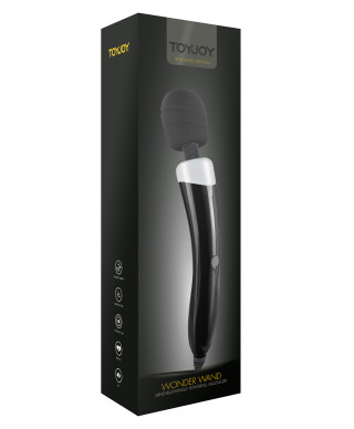 Stymulator-WONDER WAND MASSAGER BLACK