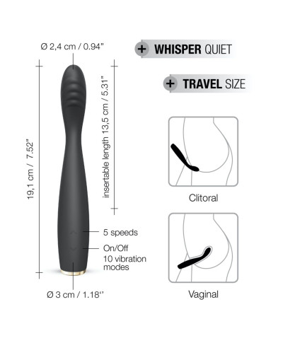 Wibrator do punktu g dorcel g-slim 19cm 10 trybów