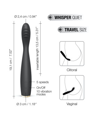 Wibrator do punktu g dorcel g-slim 19cm 10 trybów