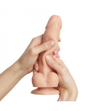 Realistyczne dildo sliding skin vanilla m