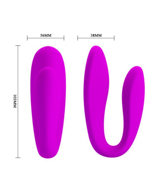 Masażer łechtaczki wibrator dla par pilot 10trybów