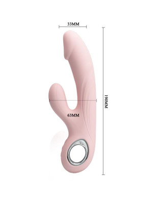 Wibrator łechtaczkowy królik punkt g 7trybów 19cm