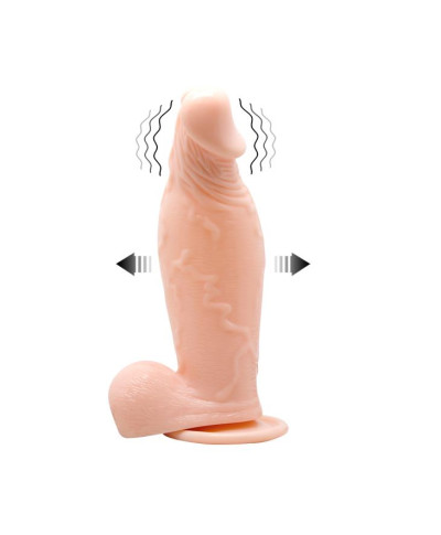 Realistyczny powiększany penis dildo przyssawka 19