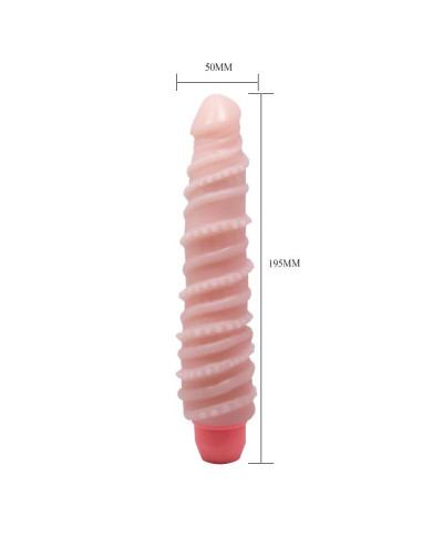 Wibrator zginany z kręgosłupem spiralny sex 19cm