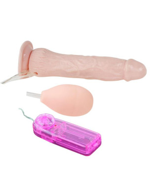 Realistyczne dildo wytrysk sztuczny członek 19cm