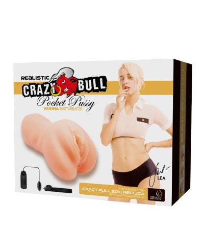 CRAZY BULL - Realistic Pocket Pussy Vibration