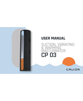 CRUIZR-CP03 Deluxe Vibrating And Sucking Automatic Masturbator With Adapter