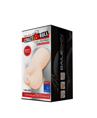 CRAZY BULL- HELEN REALISTIC VAGINA Vibration