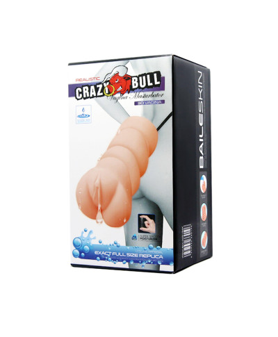 CRAZY BULL- REALISTIC 3D VAGINA Water lubricant