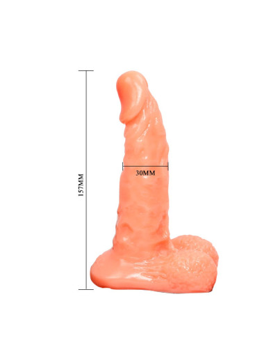 Dildo z jądrami przyczepiane do strap-on 157 cm