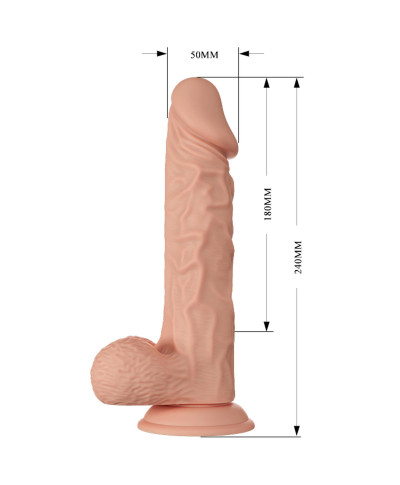 Duże realistyczne dildo penis z przyssawką 28cm