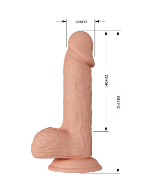 Dildo realistyczny sztuczny penis przyssawka 206