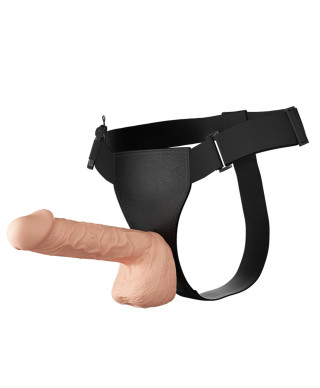 Dildo realistyczny penis wibracje strap-on 26cm