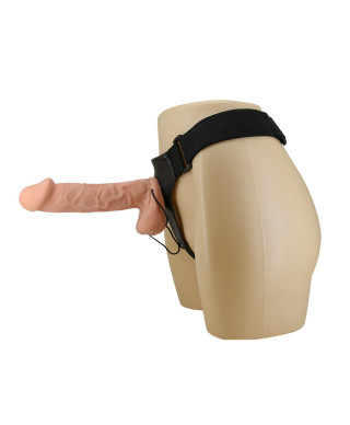 Dildo realistyczny penis wibracje strap-on 26cm