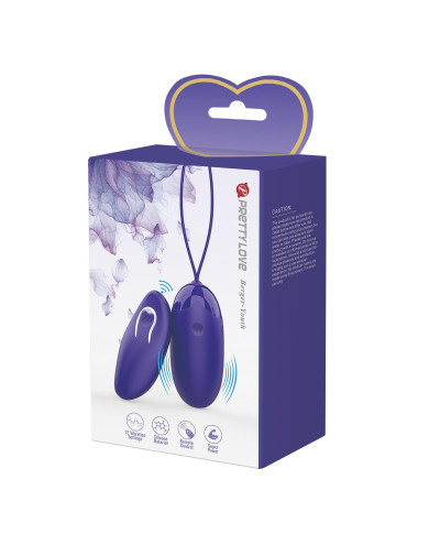 PRETTY LOVE - Berger - Youth Wireless remote control 12 vibration functions