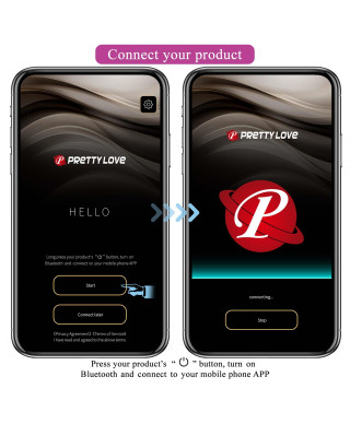 PRETTY LOVE - Catalina 12 vibration functions Mobile APP Long-distance Control