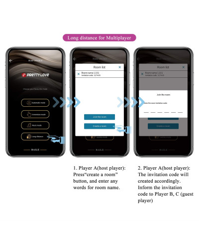 PRETTY LOVE - Catalina 12 vibration functions Mobile APP Long-distance Control